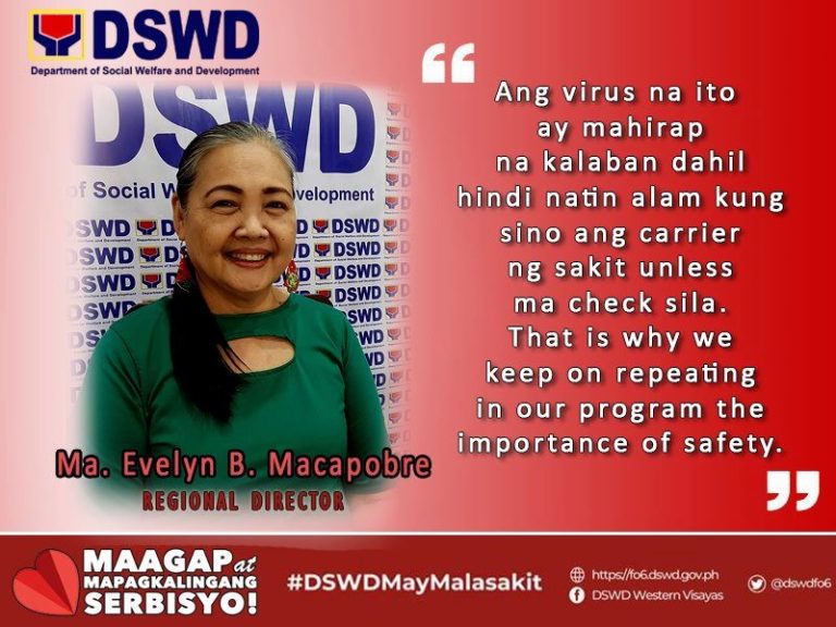 DSWD-VI accomplishment showed beneficiaries received aid on-time under ...