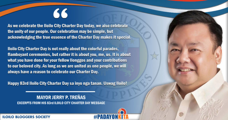 83rd Iloilo City Charter Day: Message from Mayor Jerry P. Treñas - IBS ...