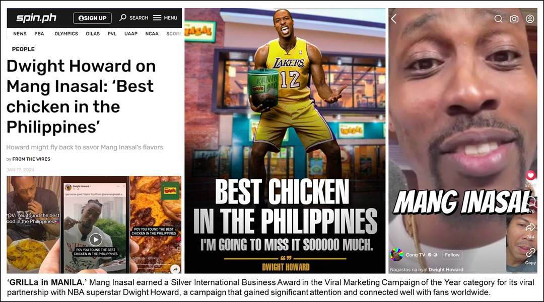 SILVER IBA - Mang Inasal's tieup with Dwight Howard